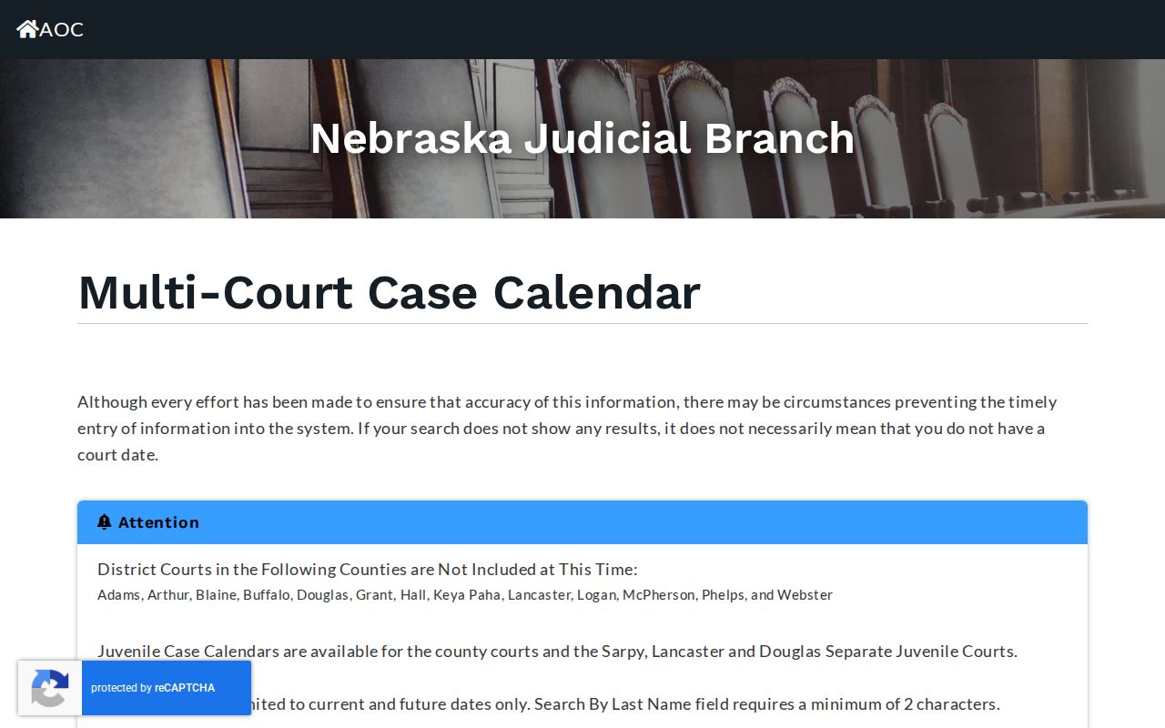 Furnas County court calendar statewide search controls